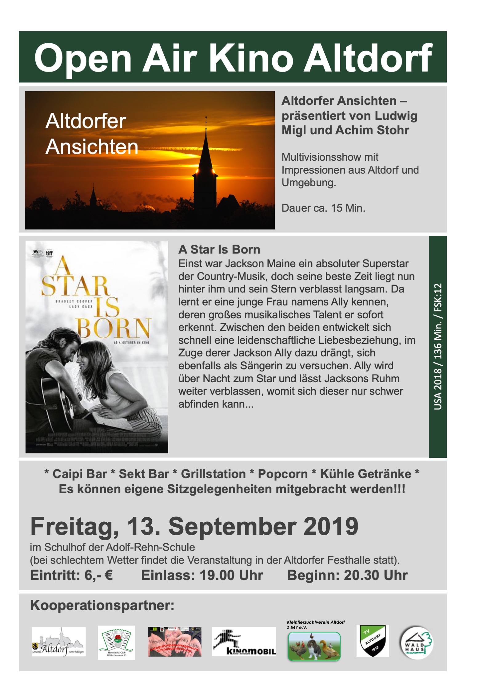 13.9.2019 Open Air Kino Altdorf